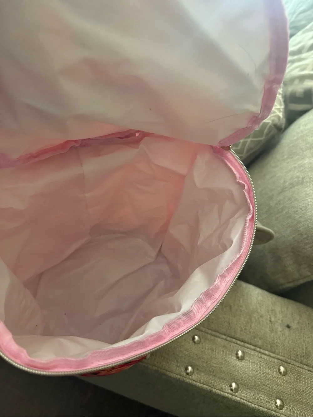 Floral Pink Insulated Lunch Bag Tote